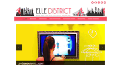 Desktop Screenshot of elledistrict.com